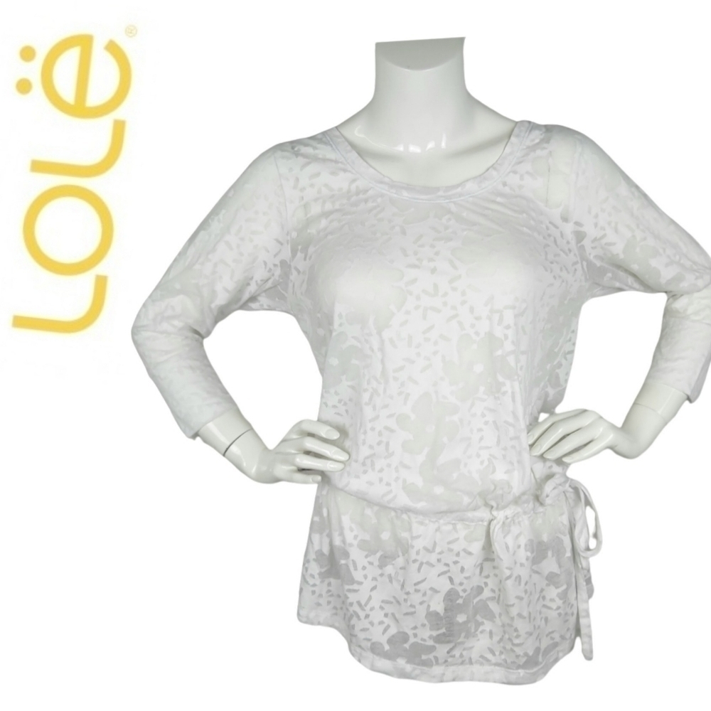 Lole Burnout print Cover up Top